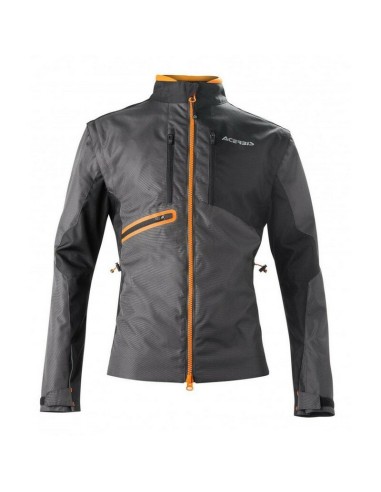 Chaqueta Acerbis Enduro One Negro/Naranja Flúor