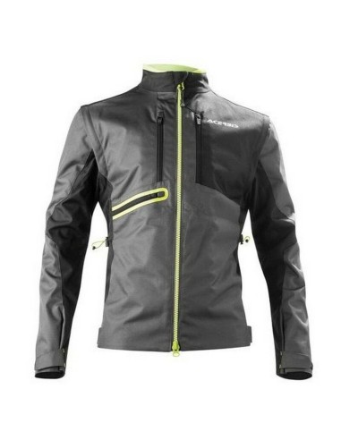 Chaqueta Acerbis Enduro One Negro/Amarillo Flúor