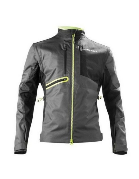 Chaqueta Acerbis Enduro One Negro/Amarillo Flúor