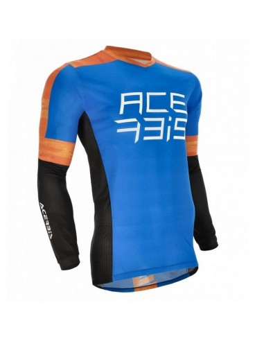 Jersey Acerbis MX J-Track Two Azul/Naranja