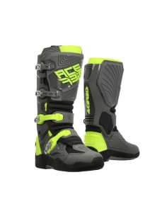 Botas Acerbis Whoops Gris/Amarillo Flúor