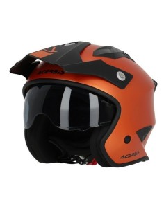 Casco Acerbis Jet Aria Metallic Naranja