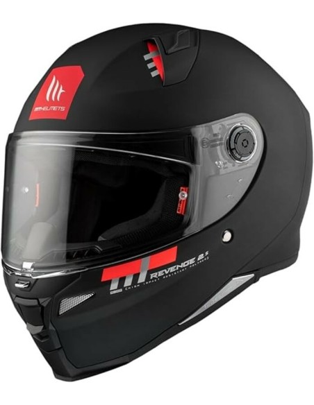 Casco MT Revenge 2 S Solid Matt Negro