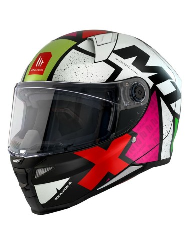 Casco MT Revenge 2 S Light Gloss Blanco