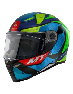 Casco MT Revenge 2 S Moreira Matt Azul/Verde