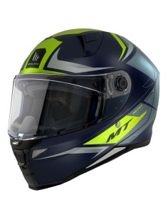 Casco MT Revenge 2 S Hatax Matt Amarillo Fluor