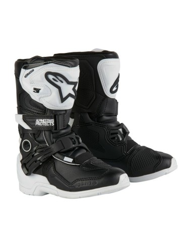 Botas PeeWee Alpinestars Tech 3S Negro/Blanco