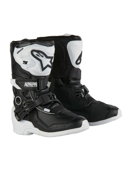 Botas PeeWee Alpinestars Tech 3S Negro/Blanco