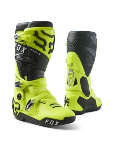 Botas Fox Instinct 2.0 Amarillo Fluo