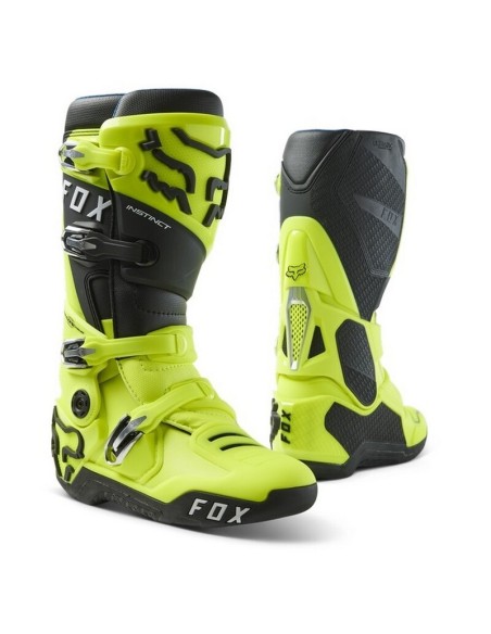 Botas Fox Instinct 2.0 Amarillo Fluo