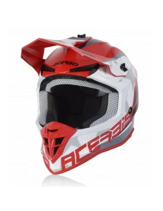 Casco Acerbis Linear Rojo/Blanco