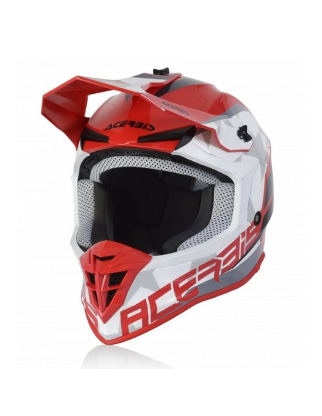 Casco Acerbis Linear Rojo/Blanco