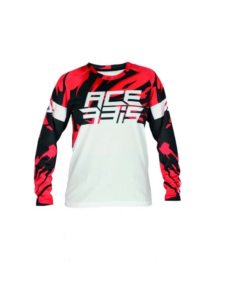 Jersey Infantil Acerbis MX J-Kid Four Blanco/Rojo