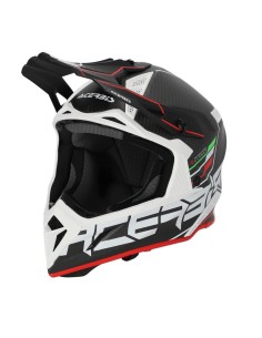 Casco Acerbis Steel Carbon Negro/Rojo