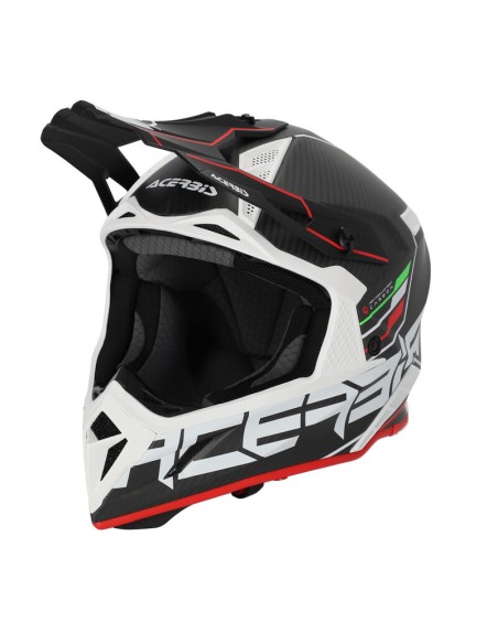 Casco Acerbis Steel Carbon Negro/Rojo