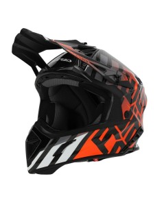 Casco Acerbis Steel Carbon Negro/Naranja Flúor