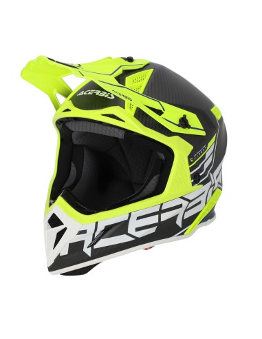 Casco Acerbis Steel Carbon Negro/Amarillo Fluo