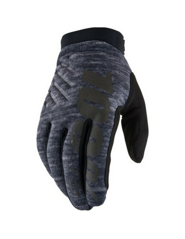 Guantes 100% Brisker Gris