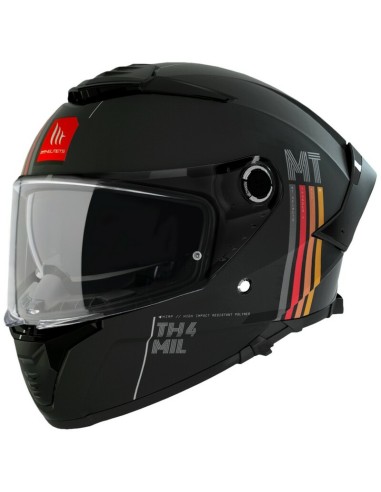 Casco MT Thunder 4 SV Mil Matt Negro