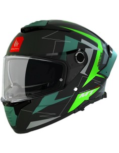 Casco MT Thunder 4 SV Mountain Gloss Verde Fluor