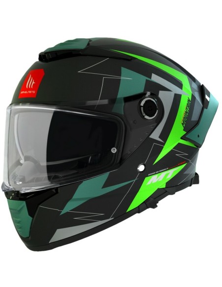 Casco MT Thunder 4 SV Mountain Gloss Verde Fluor