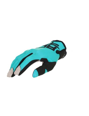Guantes Infantiles Acerbis Ce MX X-K Turquesa