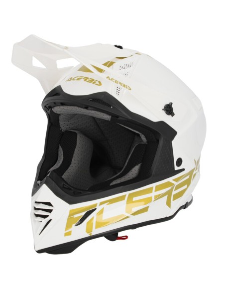 Casco Acerbis X-Track 22-06 Blanco/Oro