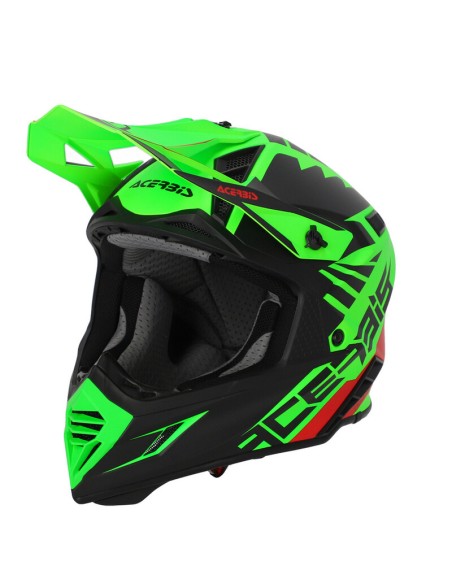 Casco Acerbis X-Track 22-06 Verde Fluo/Negro