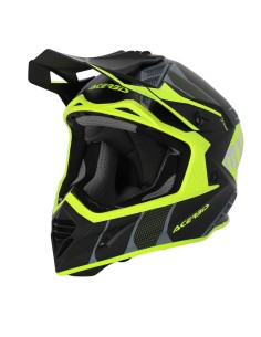 Casco Acerbis X-Track 22-06 Negro/Amarillo Fluo