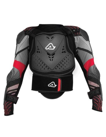 Peto Integral Infantil Acerbis Scudo 2.0 Negro/Rojo