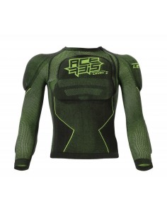 Peto Infantil Integral Acerbis X-Fit Future Level 2 Negro/Amarillo