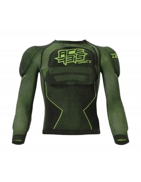 Peto Infantil Integral Acerbis X-Fit Future Level 2 Negro/Amarillo