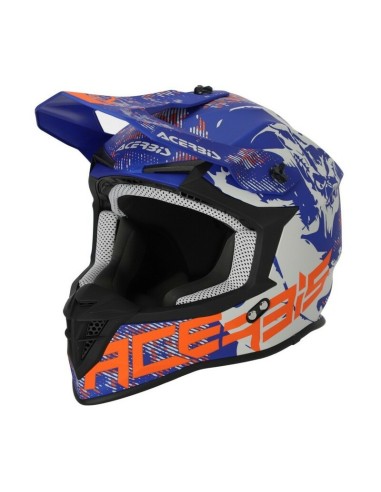 Casco Acerbis Linear 22-06 Gris/Azul