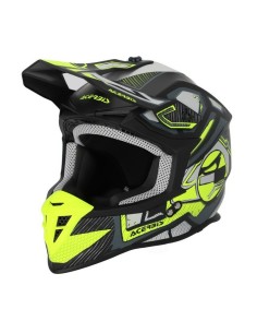 Casco Acerbis Linear 22-06 Negro/Amarillo Flúor