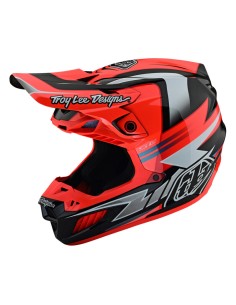 Casco Troy Lee Designs SE5 ECE Composite Rojo Fluo