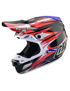 Casco Troy Lee Designs SE5 ECE Composite Rojo/Blanco