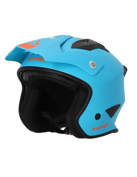 Casco Acerbis Jet Aria 22-06 Azul Claro