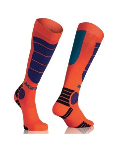 Calcetines Acerbis MX Impact Naranja/Azul