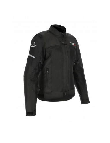 Chaqueta Mujer Acerbis CE On Road Ruby Negro
