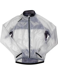 Chubasquero Transparente Fox Fluid MX Negro