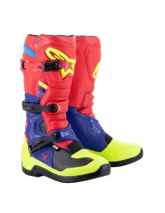 Botas Alpinestars Tech 3 Rojo/Azul/Amarillo