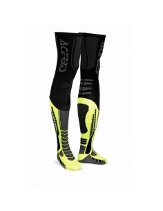 Medias Altas Acerbis X-Leg Pro Negro/Amarillo