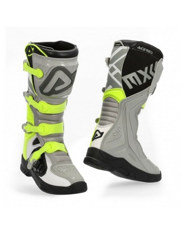 Botas Acerbis X-Team Gris/Amarillo