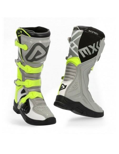 Botas Acerbis X-Team Gris/Amarillo