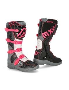 Botas Acerbis X-Team Negro/Violeta