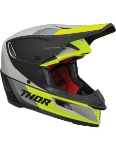 Casco Thor Reflex Apex ECE Gris/Ácido