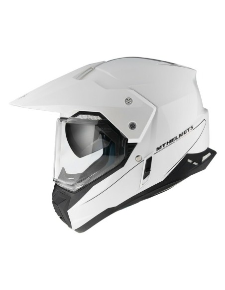 Casco MT Synchrony Duosport SV Solid Gloss Blanco