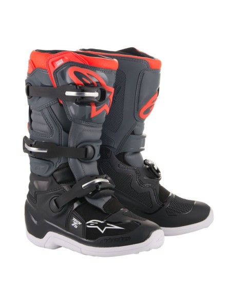 Botas Infantiles Alpinestars Tech 7 S Negro/Gris