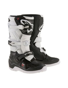 Botas Infantiles Alpinestars Tech 7 S Negro/Blanco
