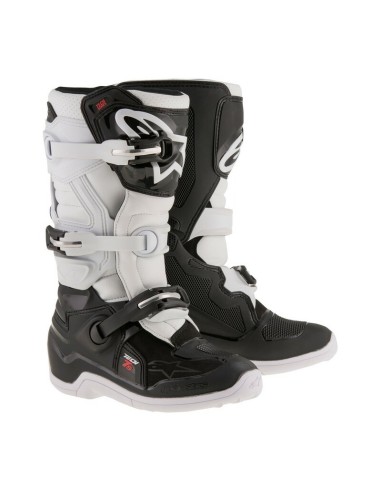 Botas Infantiles Alpinestars Tech 7 S Negro/Blanco